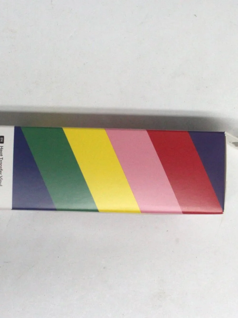 Cricut Iron On Heat Transfer Vinyl Rainbow Sampler Collection - 6 Sheets - NEW